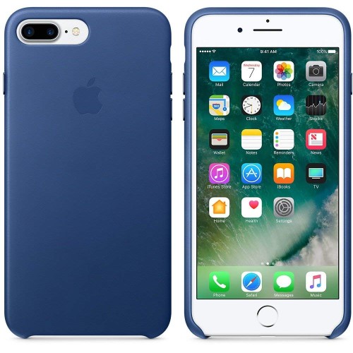 Apple Custodia in pelle per iPhone 8 Plus / 7 Plus - SAPPHIRE 